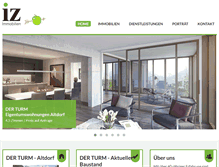 Tablet Screenshot of izimmobilien.ch